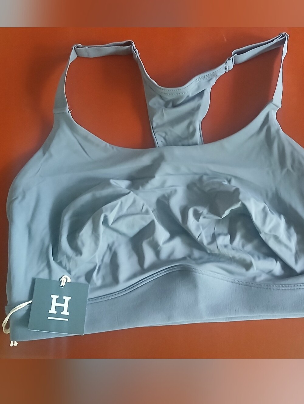 Seamless Light Blue Racerback Bralette